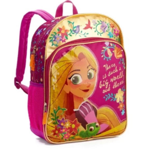 rapunzel luggage tag